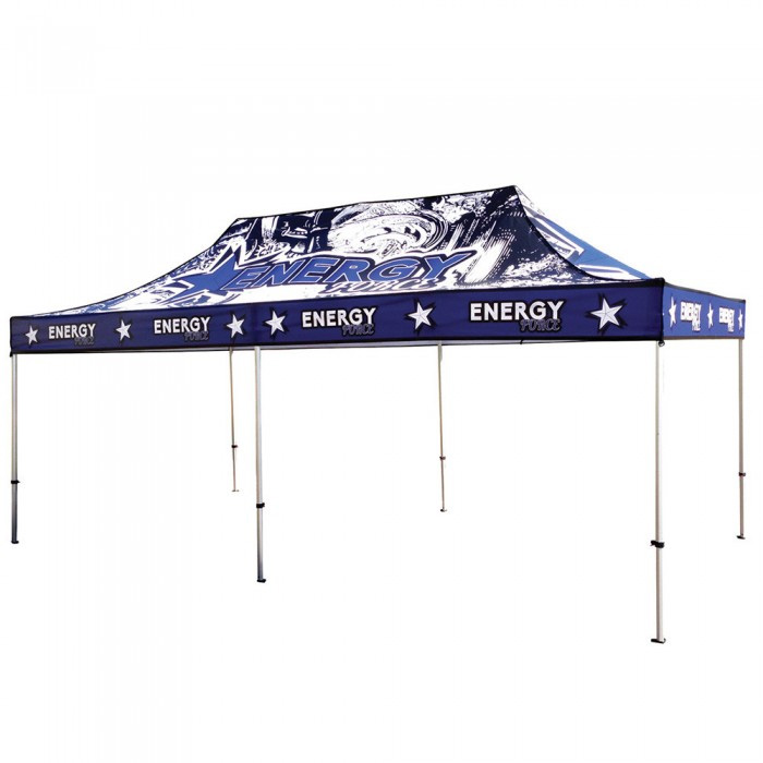 20 ft. Canopy Tent with Optional Backwall and Sidewall
