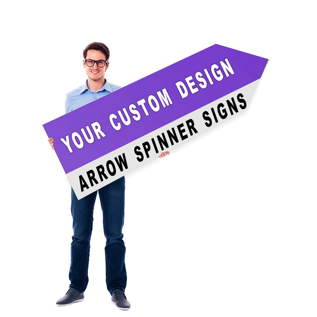 Arrow Spinner Signs