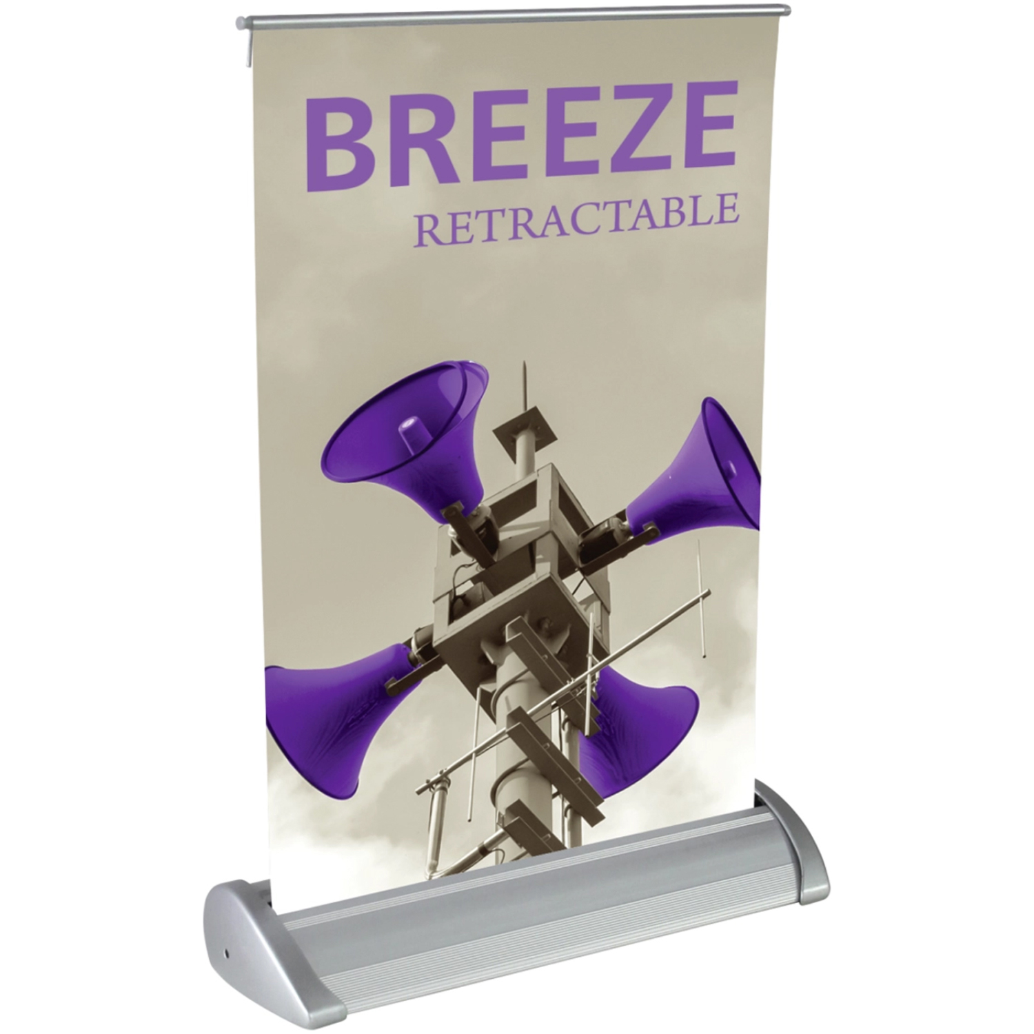 Tabletop Breeze Banner Stand and Print